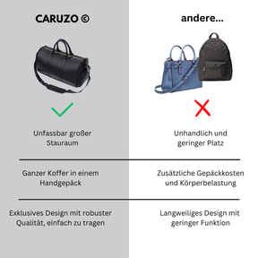 CARUZO © Doppelseitige Reisetasche Das Original